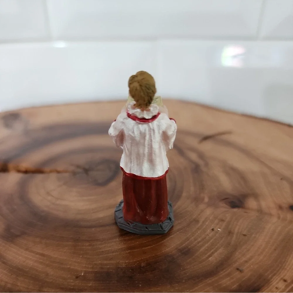 Lemax Christmas Church‎ Choir Man Mens Carolers Leader Singer Boy Figurine 2005
